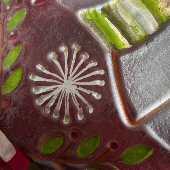 Festive Snowman Decorative Plate - Picture 5 of 10